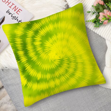 Coussin with tie-dye tourbillon, dynamique