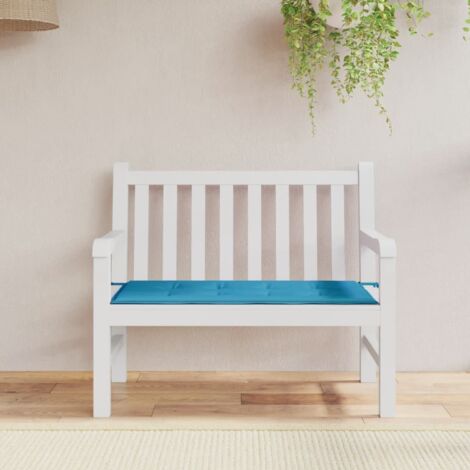 Coussin,Coussin de siège confortable de banc de jardin bleu 100x50x3 cm tissu oxford -FV53836
