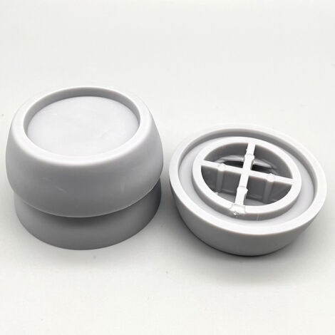 Coussinet antichoc pour machine à laver, 1 paquet, gris, 4 pièces.