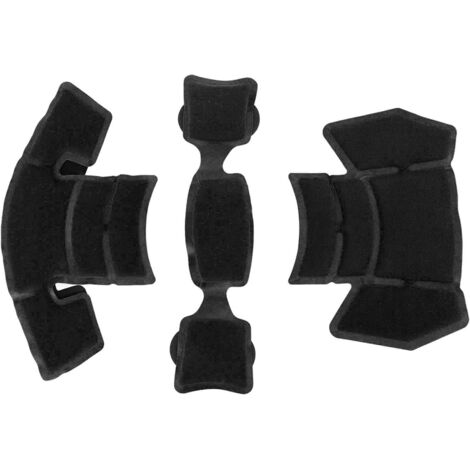 Coussinet de casque en mousse mémoire, protection intérieure confortable pour casques, accessoire noir