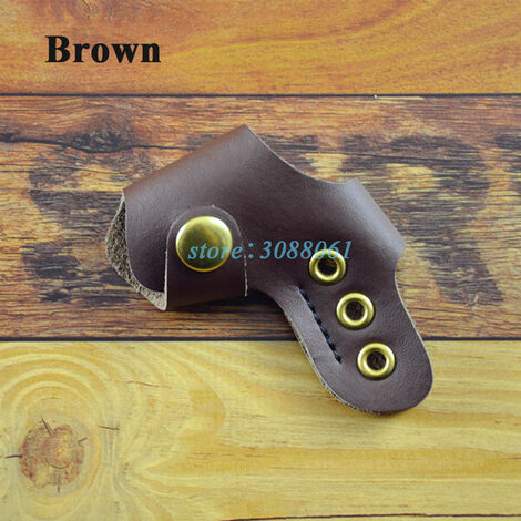 Coussinet de Protection universel pour chaussures de Moto, Protection pour chaussures de course, contre la saleté, les bottes, le levier de changement de vitesse, couverture en cuir,Brown