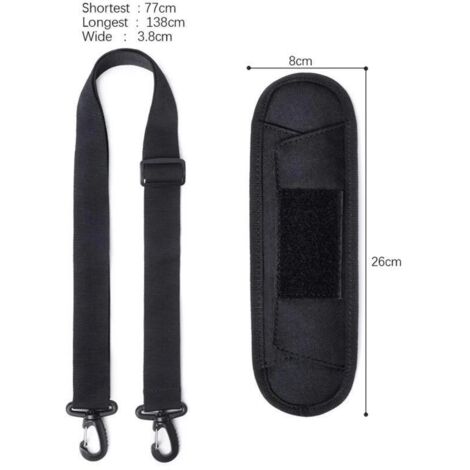 Coussinet de soutien d'épaule, coussinet d'épaule en éponge respirante, avec sangles, adapté aux sports de plein air et à un usage quotidien, un accessoire universel pour l'équipement de fitness.