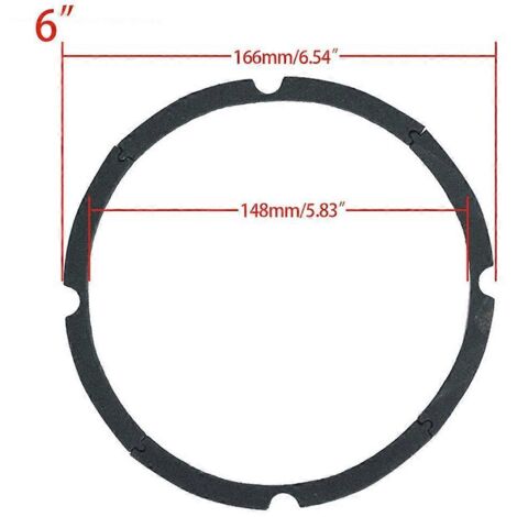 Coussinet en mousse pour haut-parleur de graves 4 trous/8 trous, éponge à monter soi-même pour Shell-C-