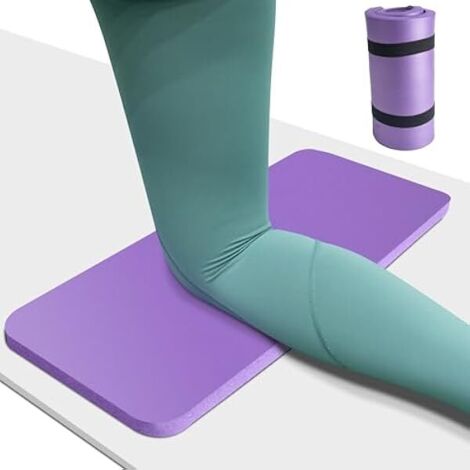 Coussinet Genou - 20 mm - Mousse NBR Haute Densité - Pour Yoga Pilates Étirements et Exercices au Sol - 61 x 25 x 2 cm - 1 Pièce