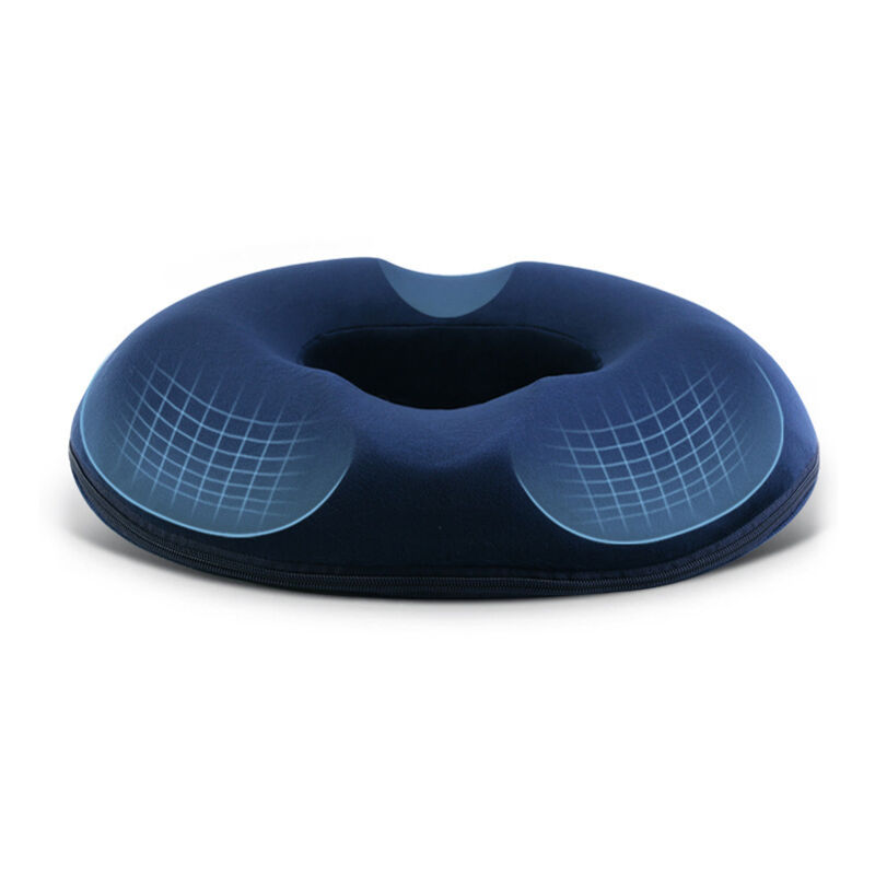 Coussinet orthopédique pour coccyx - Bouée médicale ergonomique en gel et mousse à mémoire de forme, Taille homme