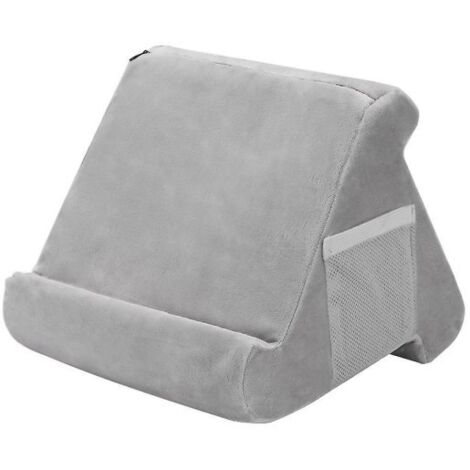 Coussinet souple pour tablette, support multi-angles pour iPad et poche en filet