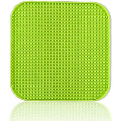 Coussinets De Chien Léchez,Tapis de Léchage pour Chien,Tapis à Lécher en Silicone, Tapis de Distraction avec Ventouse Puissante en Silicone pour le Bain,le Toilettage,l'entraînement-Pour Chien et Chat