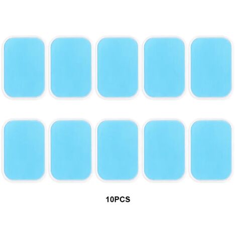 Coussinets de gel hydrogel remplaçables pour stimulateur musculaire EMS, appareil de massage abdominal et amincissant  05137-AquaForge