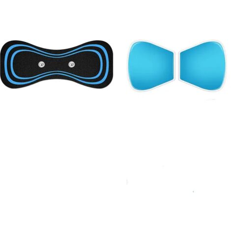 Coussinets de gel pour électrostimulation cervicale, appareil en silicone, gel musculaire réutilisable pour abdominaux, appareil d'électrostimulation cervicale00794-AquaForge