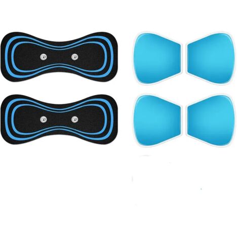 Coussinets de gel pour électrostimulation cervicale, en silicone, réutilisables, pour les muscles abdominaux, EMS Neck Trainer00793-AquaForge