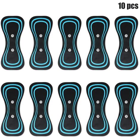 Coussinets de gel pour électrostimulation cervicale, en silicone, réutilisables, pour les muscles abdominaux, EMS Neck Trainer00795-AquaForge