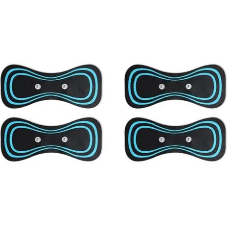 Coussinets de gel pour électrostimulation cervicale, stimulateur cervical en silicone, gel musculaire réutilisable pour abdominaux, stimulateur cervical EMS00798-AquaForge