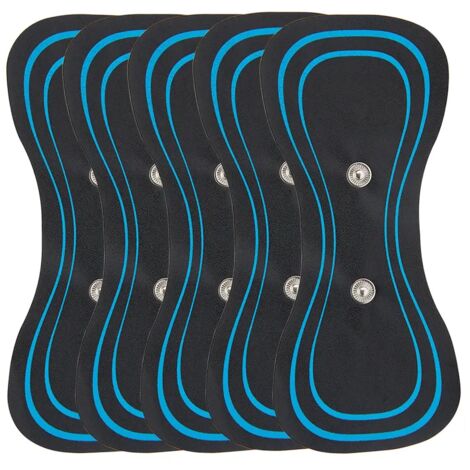 Coussinets de massage EMS pour la nuque, les hanches et le corps, avec autocollants pour soulager les douleurs musculaires (réf. 04164)-AquaForge