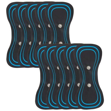 Coussinets de massage EMS pour la nuque, les hanches et le corps, kit de massage de remplacement, autocollants pour soulager les douleurs musculaires04165-AquaForge