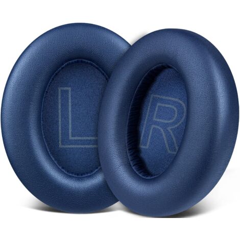 Coussinets de Rechange pour Anker Soundcore Life 2 (Non Compatibles avec Life 2 Neo)/Q20/Q20+/Q20I/Q20BT Casques, Coussinets d’Oreille en Cuir Protéiné Plus Doux, Mousse d’Isolation Phonique