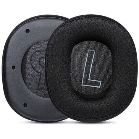 Coussinets de rechange pour casque Edifier G2 - Cache-oreilles en maille noire