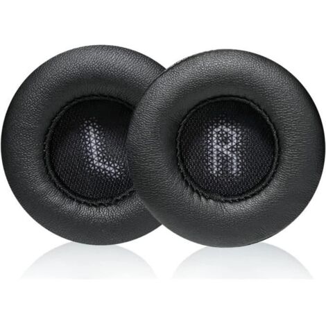 Coussinets de rechange pour casque JBL E35 E45BT E45 - Cuir protéiné et Mousse d\'isolation phonique (Noir)