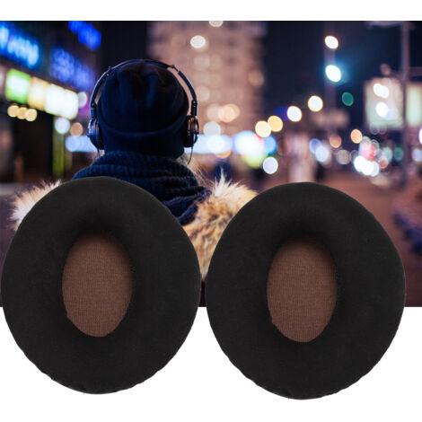 Coussinets de remplacement en coton pour casque Sennheiser MOMENTUM On-EAR, couleur noire