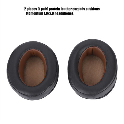 Coussinets de remplacement pour casque Momentum 1.0/2.0 - Couverture d'écouteurs en cuir brun