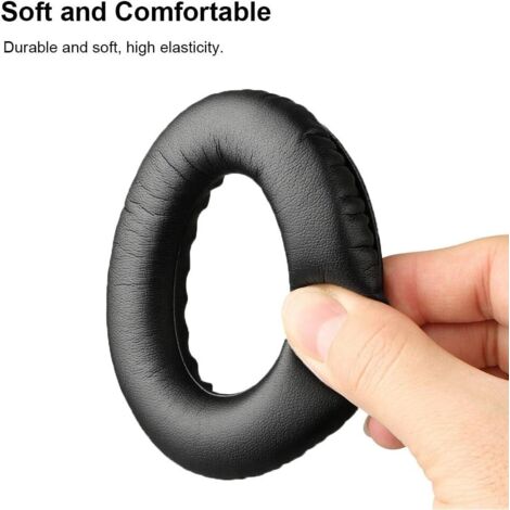 Coussinets de Remplacement pour Casques Bose Quiet Comfort QC 2 15 25 35 I 35 II AE2 AE2i AE2w SoundTrue SoundLink, Noir