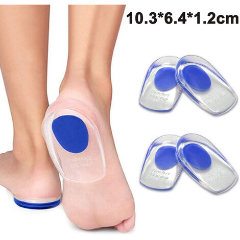 Coussinets De Talon En Gel Pour Fasciite Plantaire - Coussinets De Talon En Silicone Pour Les Éperons Osseux Soulagement De La Douleur Protecteurs De Vos Pieds Endoloris Ou Meurtris Meilleur Traitemen