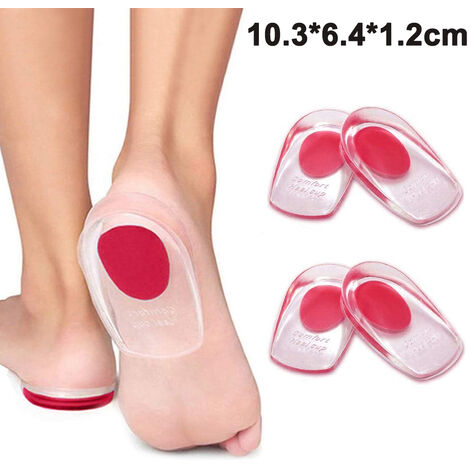 Coussinets De Talon En Gel Pour Fasciite Plantaire - Coussinets De Talon En Silicone Pour Les Éperons Osseux Soulagement De La Douleur Protecteurs De Vos Pieds Endoloris Ou Meurtris Meilleur Traitemen
