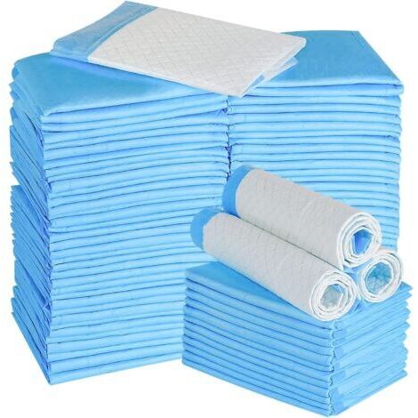 Coussinets d'entraînement jetables pour chiots, 100 unités, pour chiens, chats, lapins et cochons d'Inde, imperméables, super absorbants, résistants aux odeurs, 33 x 45 cm