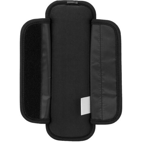 Coussinets d'épaule anti-dérapants pour sac à dos, guitare et sac de sport - Noir (Taille L)