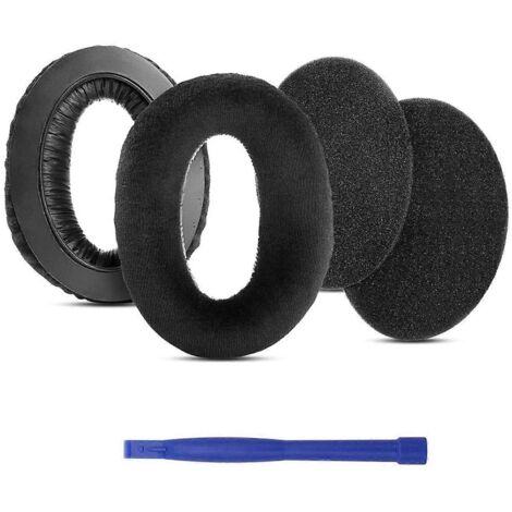 Coussinets d'oreille de rechange en velours pour casques Sennheiser HD545, HD565, HD580, HD600 et HD650.