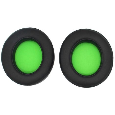 Coussinets d'oreille de rechange pour casque 7.1 V2, doublure verte