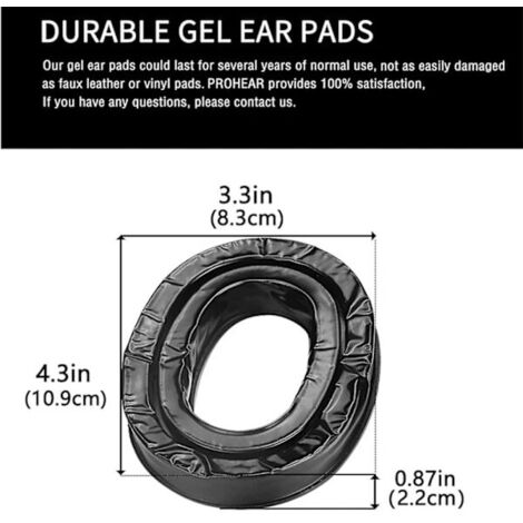 Coussinets d'oreille en gel pour protections auditives 3M Peltor, équipement de protection individuelle, coussinets de rechange confortables