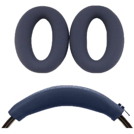 Coussinets d'oreille en silicone bleu foncé pour casque WH-H910N