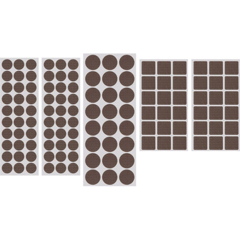 Coussinets en mousse EVA autocollants, marron, 120 pièces.