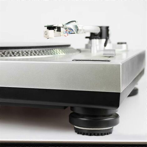 Coussinets isolants audio, amortisseurs de vibrations pour platine vinyle HiFi (lot de 4)