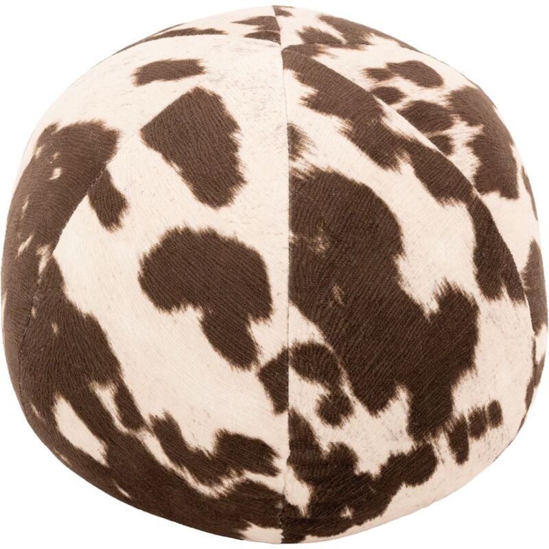 Coussin/pouf boule effet peau de vache Petit Petit