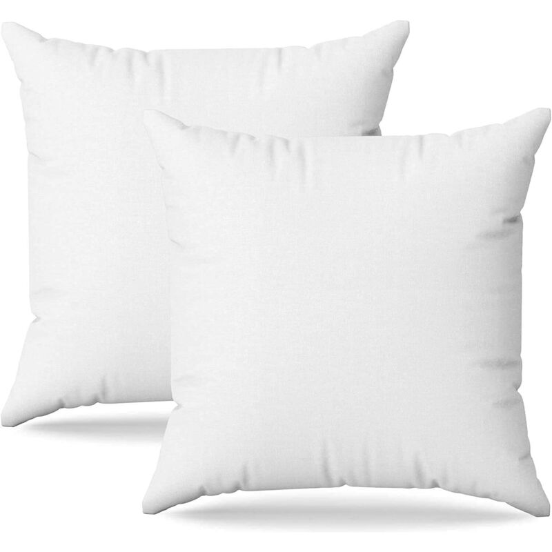 Coussins 45x45 2 unités Lit et Canape Oreillers Decoratif Accessoires pour Sofa et Lit Decoration Aesthetic pour Salon et Exterieur Antiallergiques