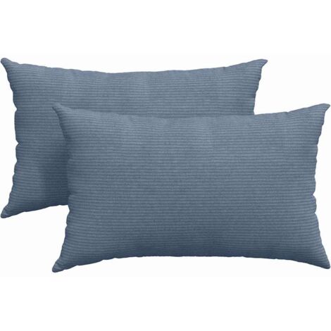 Coussins de canapé 2 pcs Bleu 50 x 30 cm