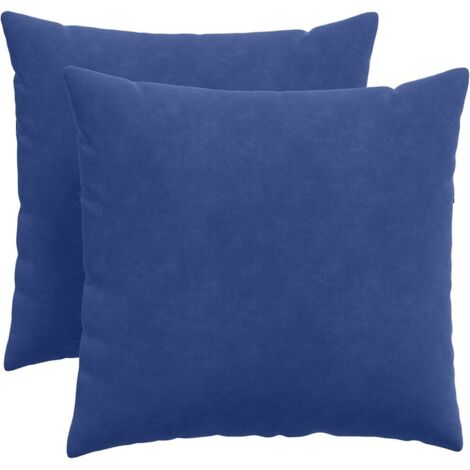 Coussins de canapé 2 pcs Bleu police 50 x 50 cm