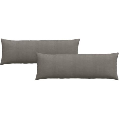 Coussins de canapé 2 pcs Gris clair 120 x 40 cm CFW38346