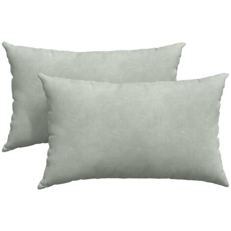 Coussins de canapé 2 pcs Gris clair 50 x 30 cm