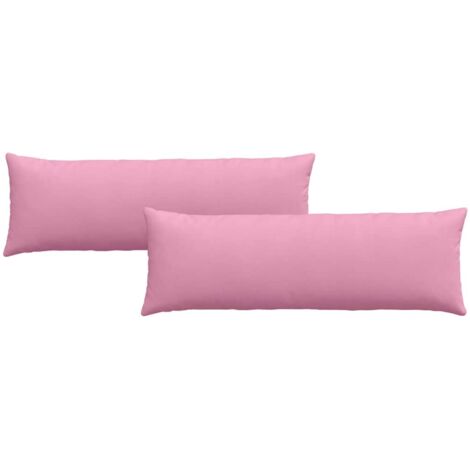 Coussins de canapé 2 pcs Rose 120 x 40 cm tissu CFW22251
