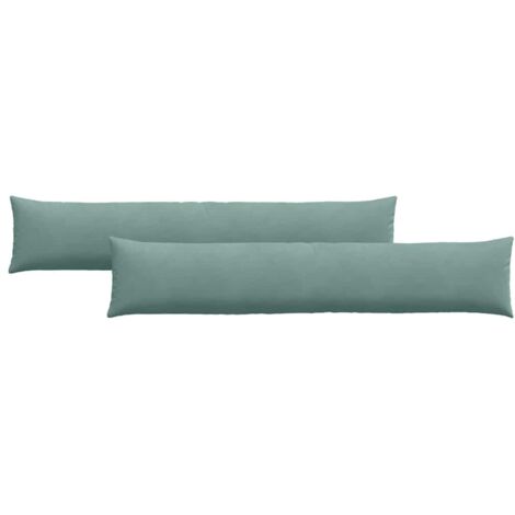 Coussins de canapé 2 pcs Vert Mer 200 x 40 cm