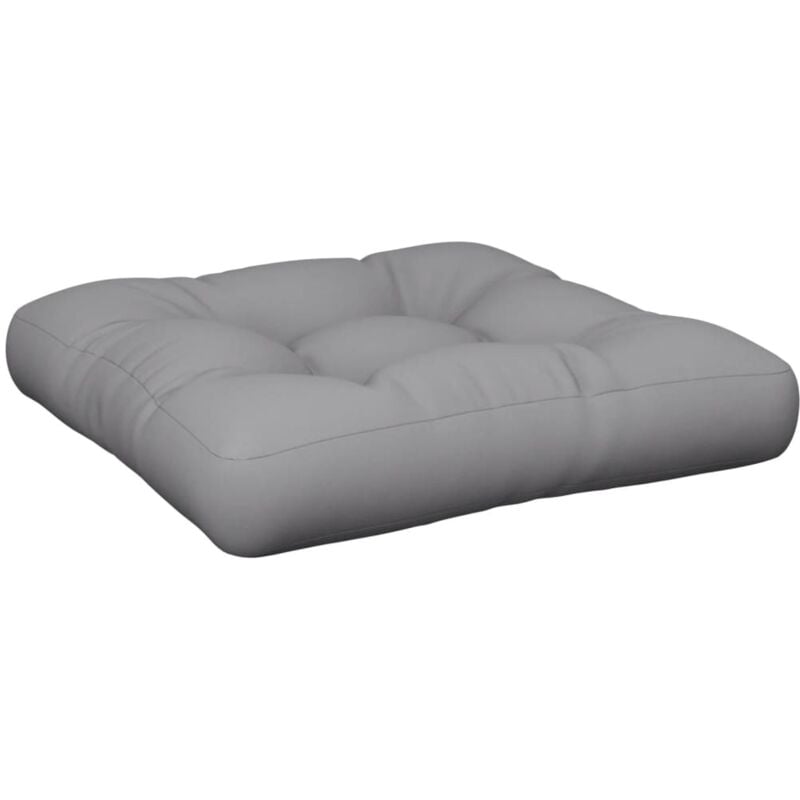 Vidaxl - Coussin de palette gris tissu