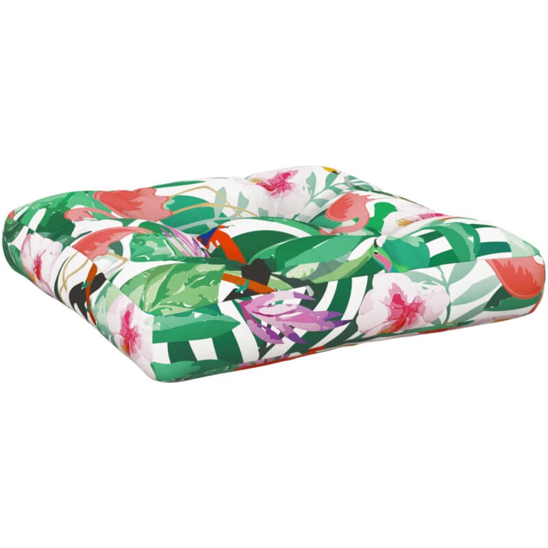 Coussin de palette multicolore 60x61,5x10 cm tissu Oxford vidaXL