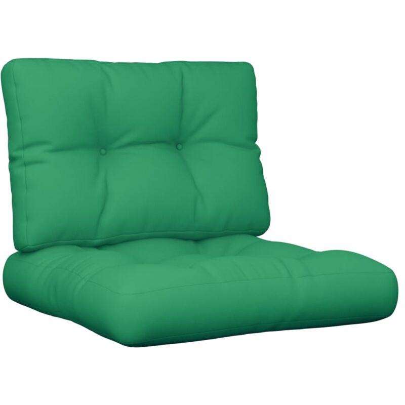 Coussins de canapé palette 2 pcs Vert