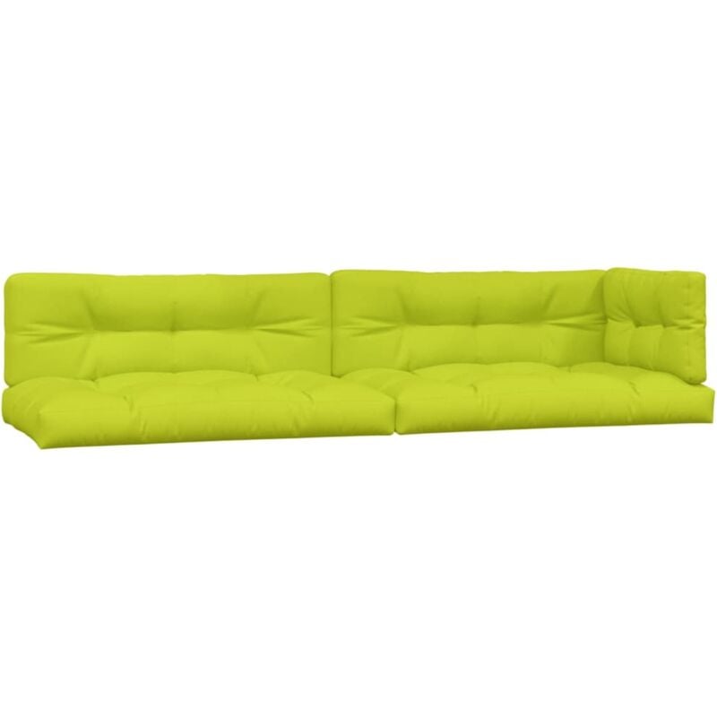 Coussins de canapé palette 5 pcs Vert vif