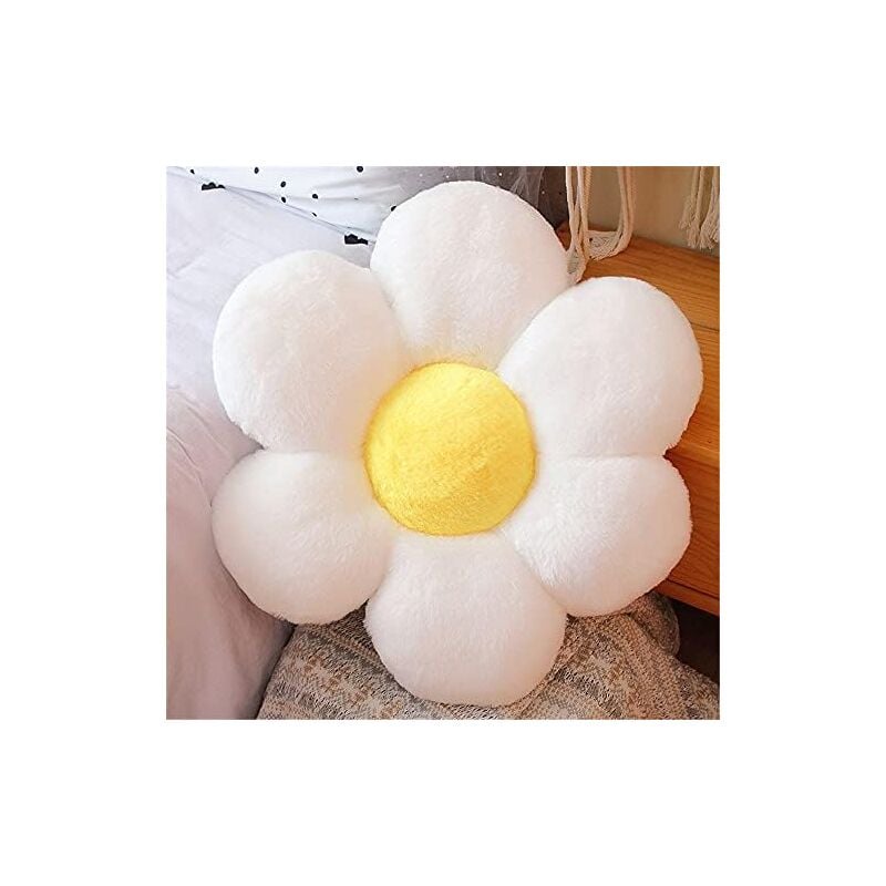 Coussins de Chaise Forme de Fleur, Coussin en Peluche Douce Duveteux Tatami Oreiller pour Siège, Canapé, Jardin, Salon Intérieur Décoration de