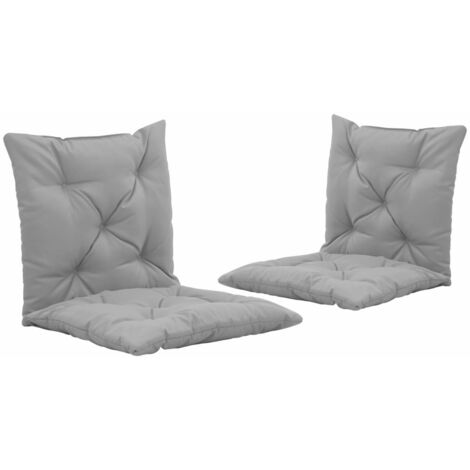vidaXL 2x Coussins de Chaise Pivotante 50cm Tissu Chaise à Bascule Multicolore