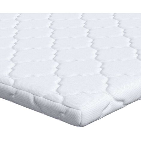 Coussins de Matelas Blanc 90 x 200 cm Mousse PU CFW29359