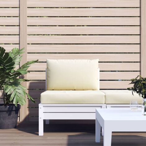 en.casa] 1x coussin de siège pour canapé d'euro palette [blanc] coussins de  palettes in/outdoor rembourrage meuble - Conforama